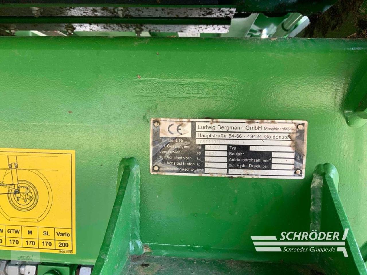 Häcksel Transportwagen des Typs Bergmann HTW 45 S, Neumaschine in Friedland (Bild 3)