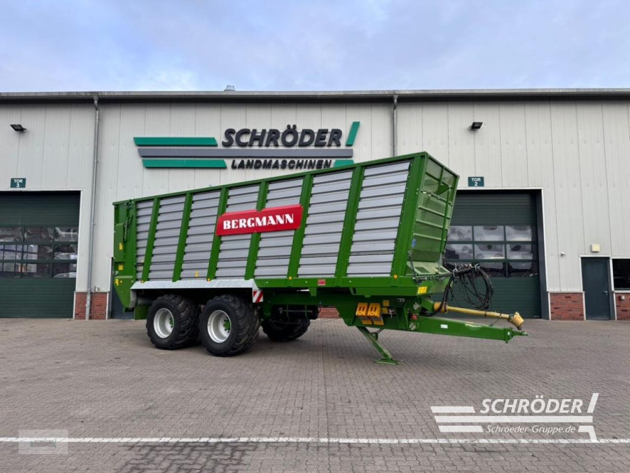 Häcksel Transportwagen des Typs Bergmann HTW 45 S, Gebrauchtmaschine in Völkersen (Bild 1)