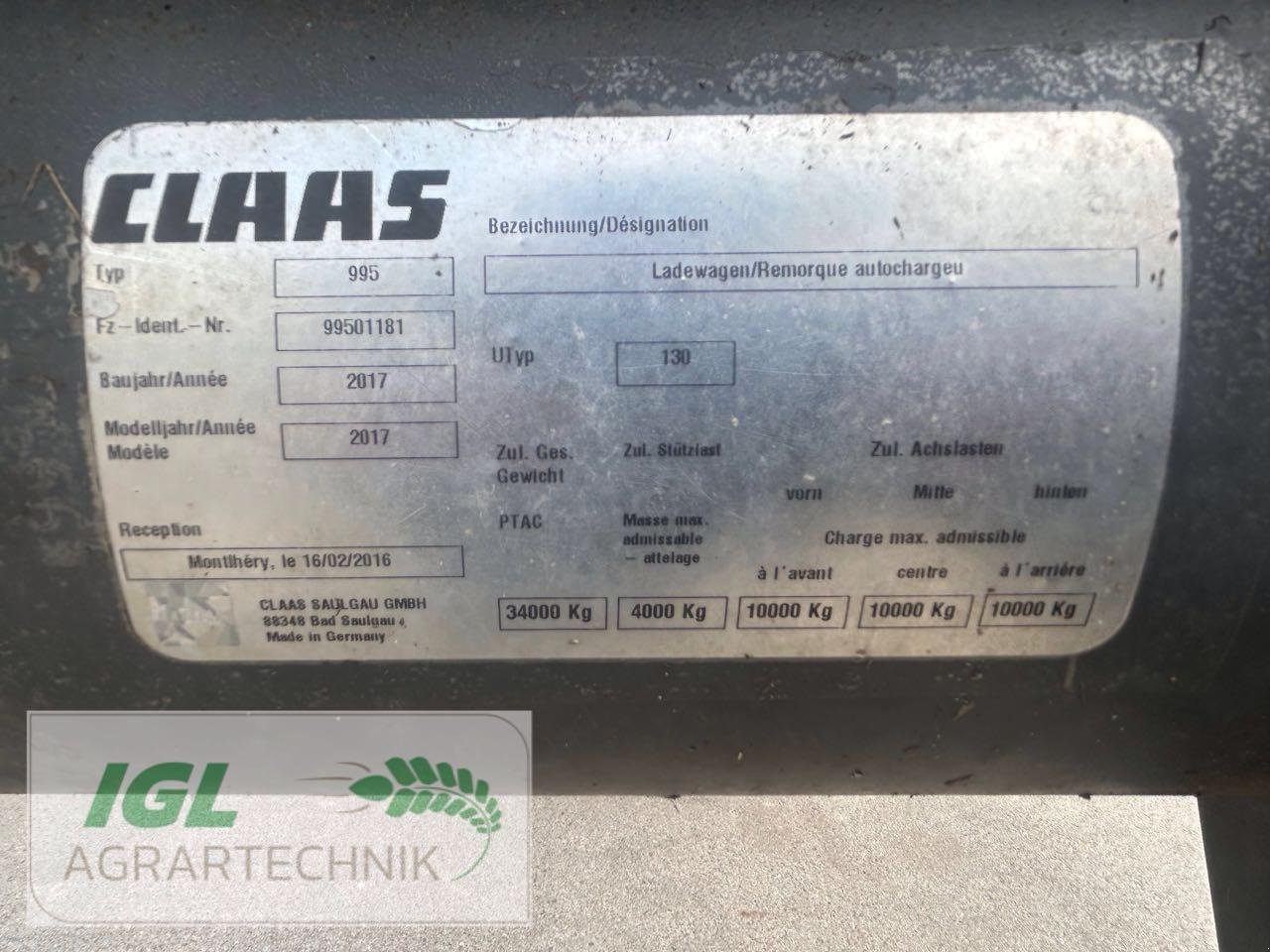 Häcksel Transportwagen za tip CLAAS Carcos 760, Gebrauchtmaschine u Nabburg (Slika 12)