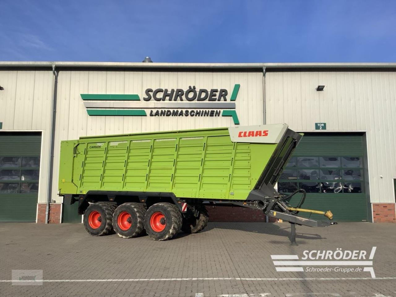 Häcksel Transportwagen des Typs CLAAS CARGOS 760, Gebrauchtmaschine in Völkersen (Bild 1)