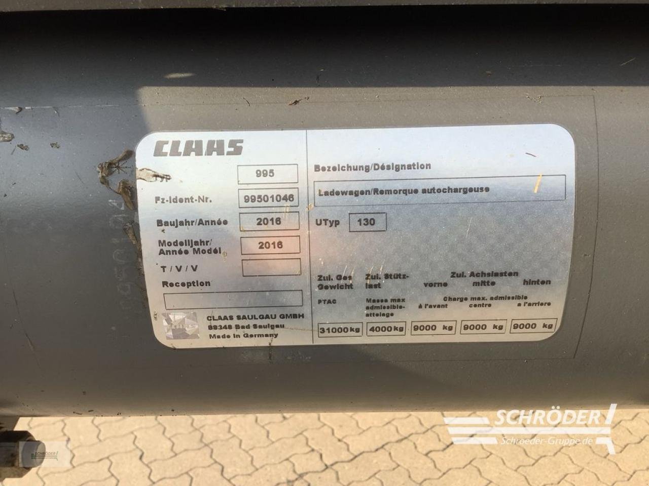 Häcksel Transportwagen des Typs CLAAS CARGOS 760, Gebrauchtmaschine in Völkersen (Bild 11)