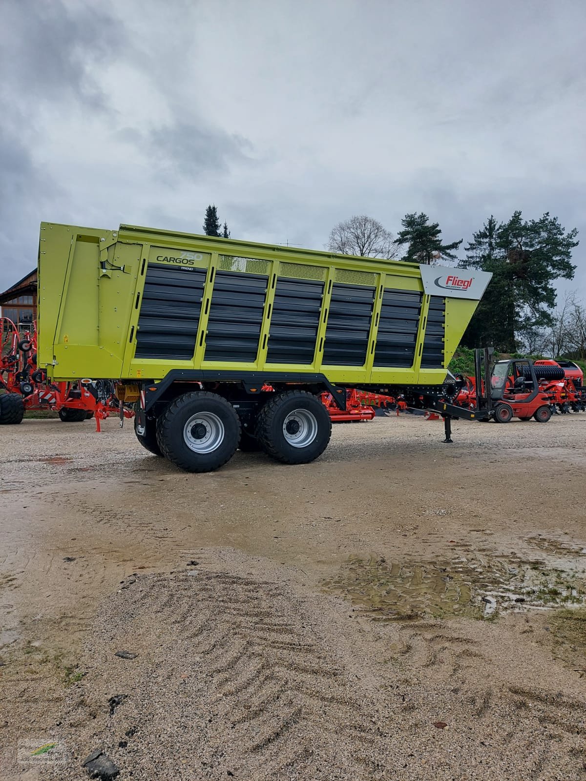 Häcksel Transportwagen des Typs Fliegl Cargos 750 Trend Tandem, Neumaschine in Pegnitz-Bronn (Bild 4)