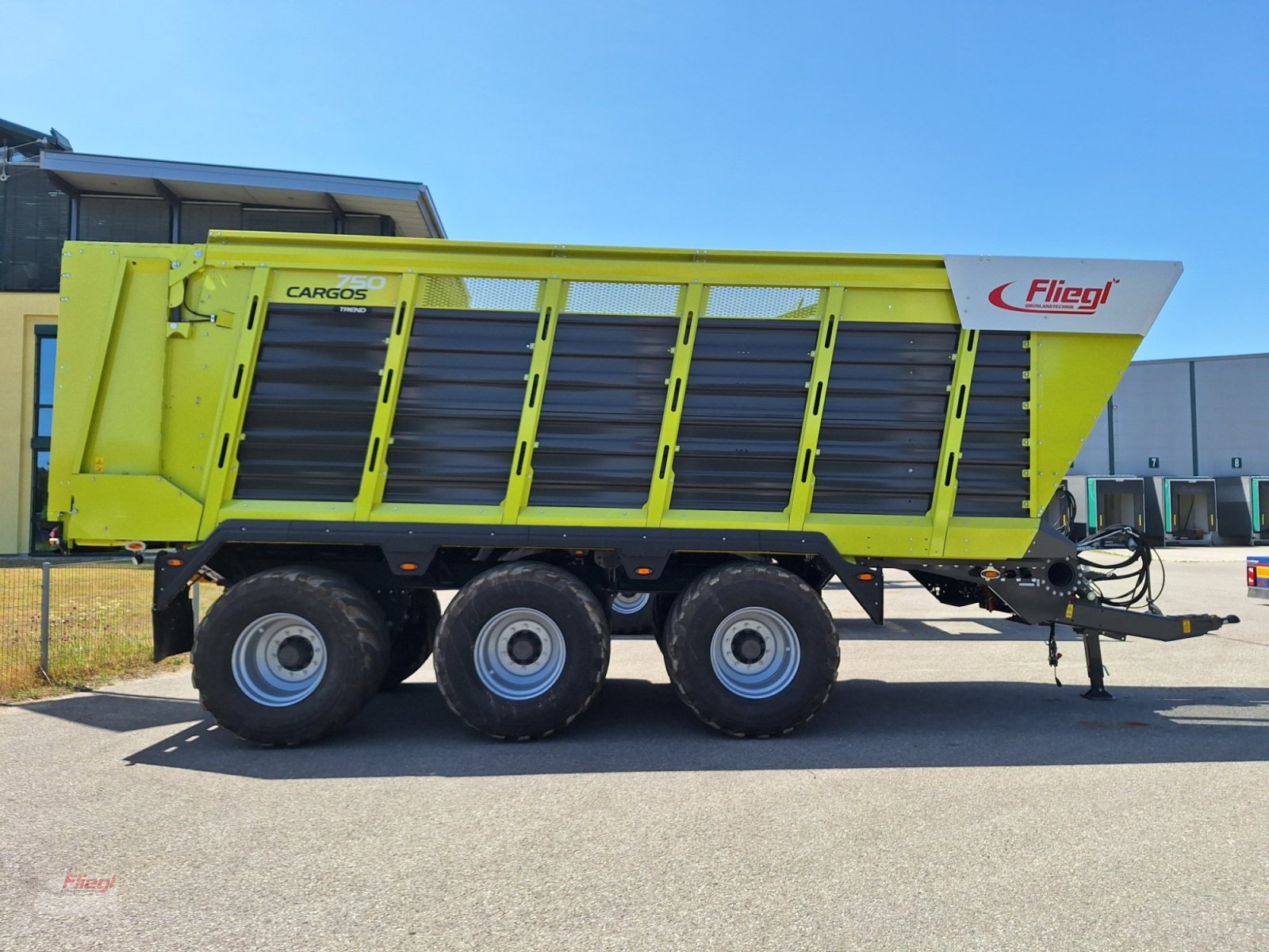 Häcksel Transportwagen typu Fliegl CARGOS HTW750Trend-Tridem, Gebrauchtmaschine v Kirchdorf bei Haag (Oberbayern) (Obrázek 7)