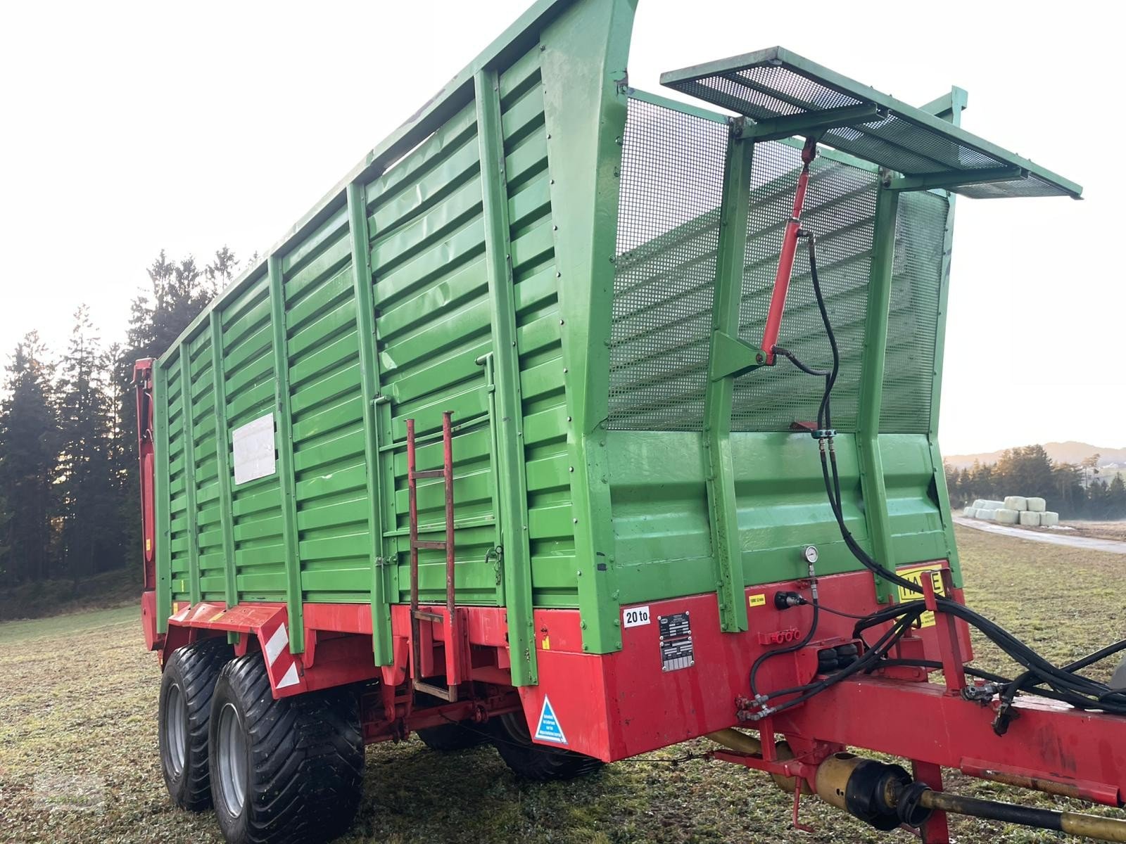 Häcksel Transportwagen del tipo Hawe SLW 40 TN, Gebrauchtmaschine In Bad Leonfelden (Immagine 2)