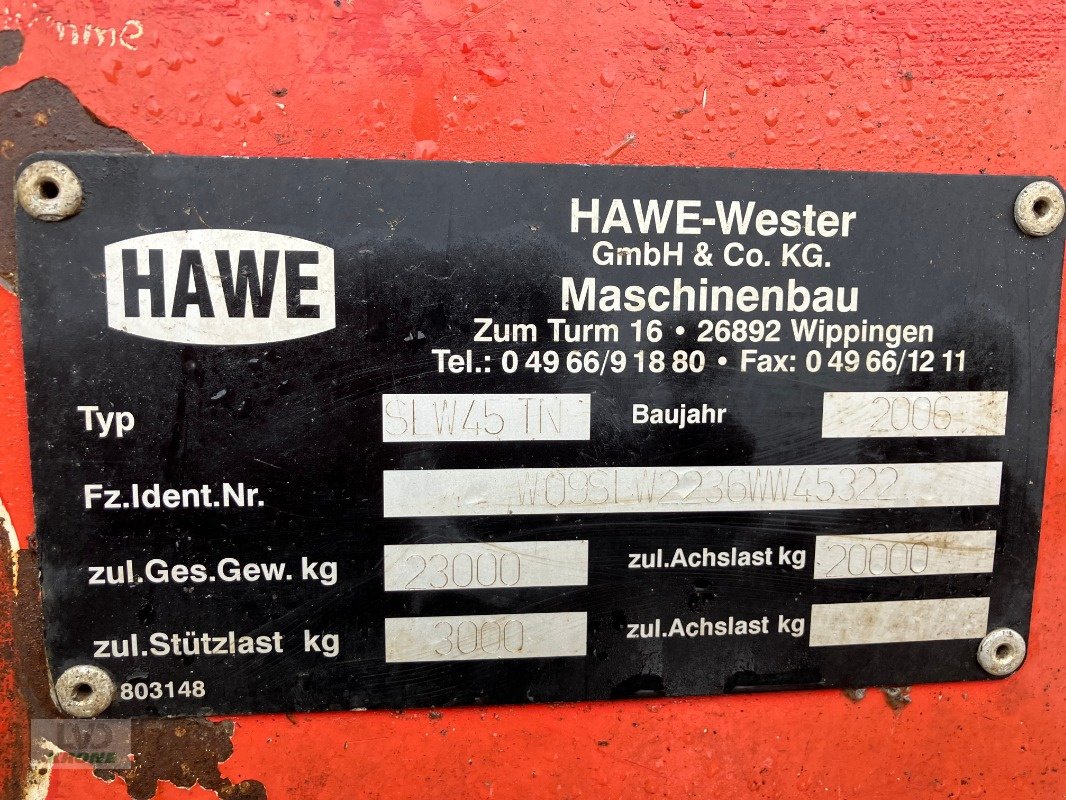 Häcksel Transportwagen des Typs Hawe SLW45, Gebrauchtmaschine in Alt-Mölln (Bild 5)