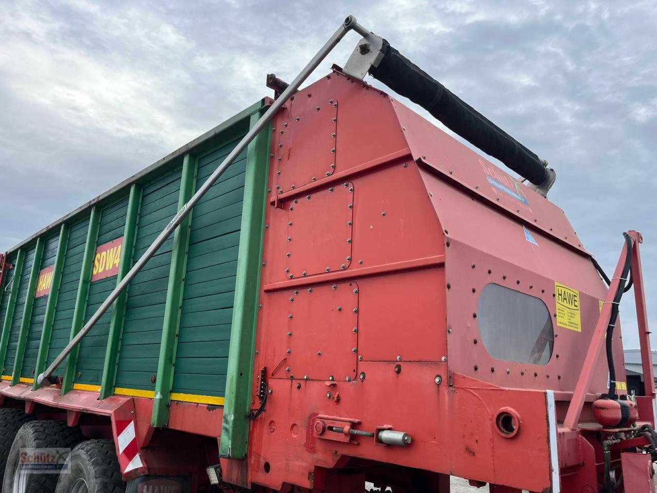 Häcksel Transportwagen vrste Hawe Tridem SDW 45T mit Heckentleerung, Silagewagen, Gebrauchtmaschine v Schierling (Slika 9)