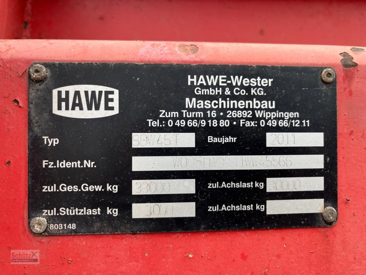 Häcksel Transportwagen vrste Hawe Tridem SDW 45T mit Heckentleerung, Silagewagen, Gebrauchtmaschine v Schierling (Slika 15)