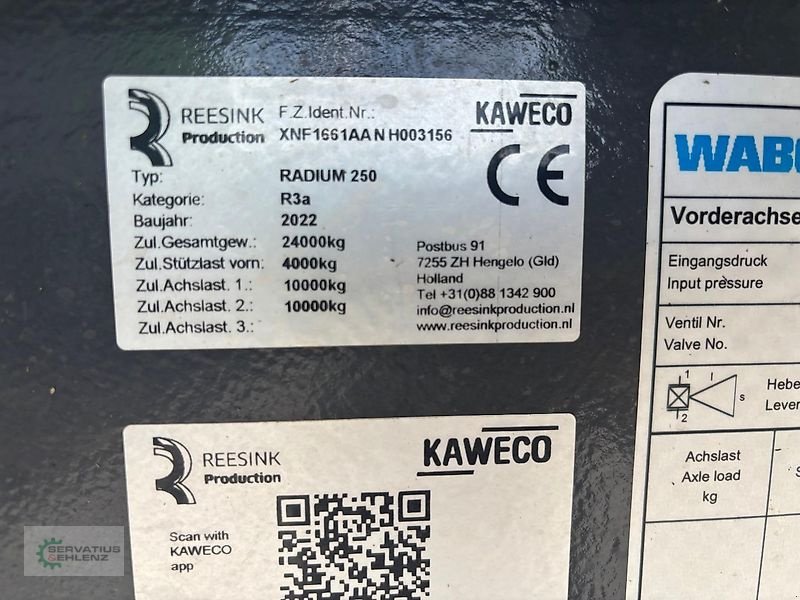 Häcksel Transportwagen typu Kaweco Radium 250 P, Gebrauchtmaschine v Rittersdorf (Obrázek 14)