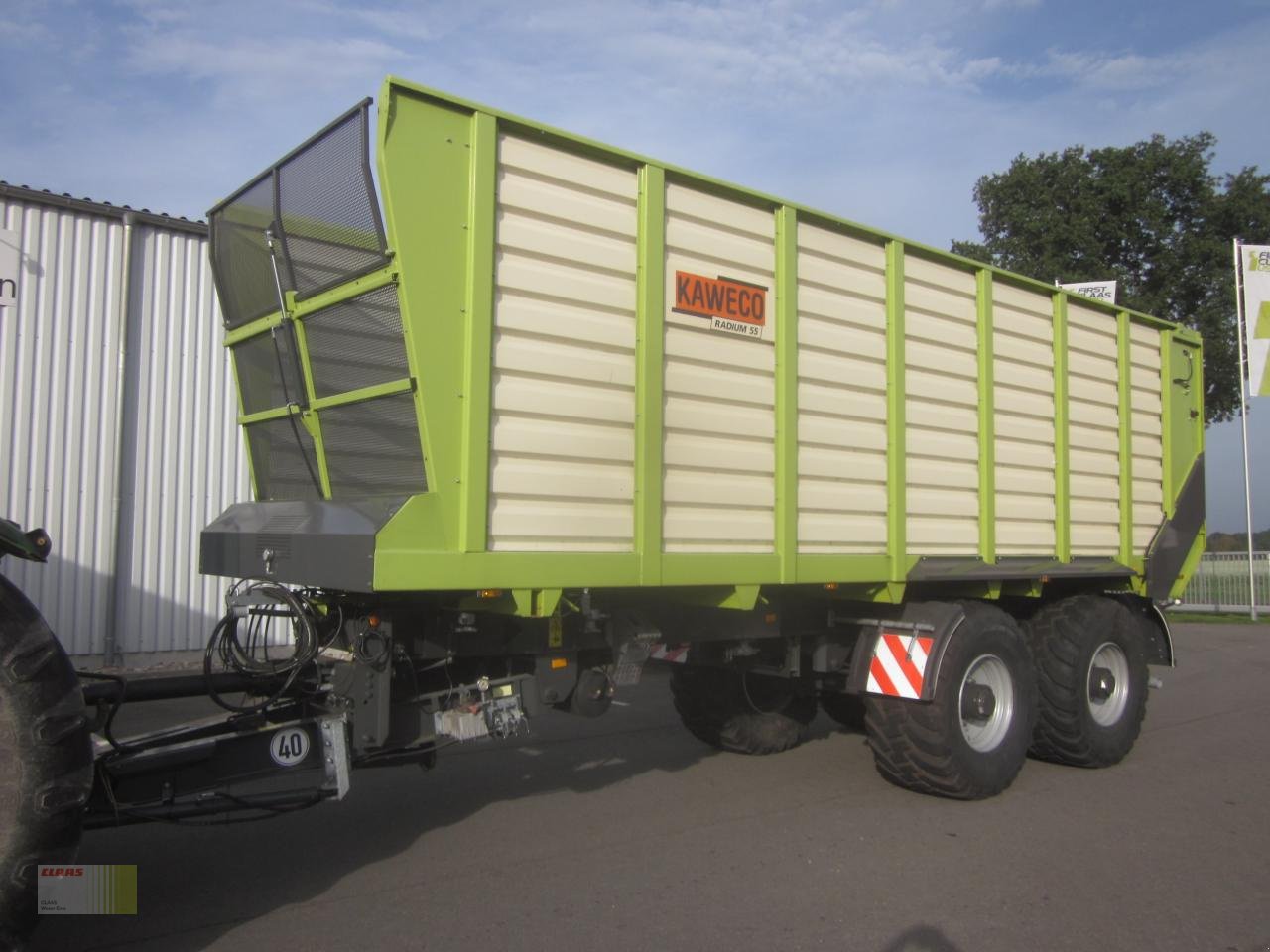 Häcksel Transportwagen des Typs Kaweco RADIUM 55 S, hydr. Fahrwerk, Ersteinsatz 2023 ! wie NEU !, Gebrauchtmaschine in Molbergen (Bild 2)