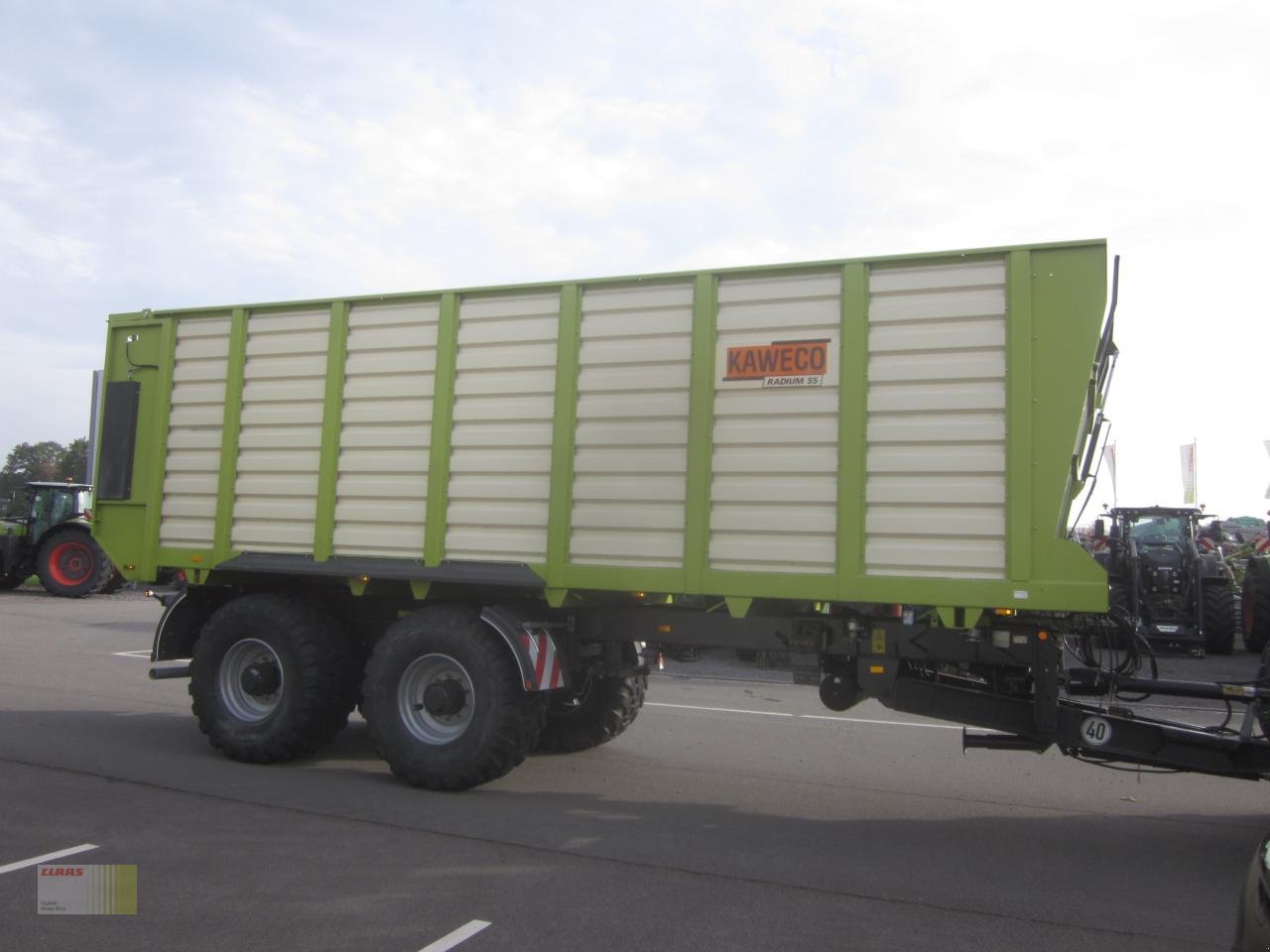 Häcksel Transportwagen des Typs Kaweco RADIUM 55 S, hydr. Fahrwerk, Ersteinsatz 2023 ! wie NEU !, Gebrauchtmaschine in Molbergen (Bild 4)