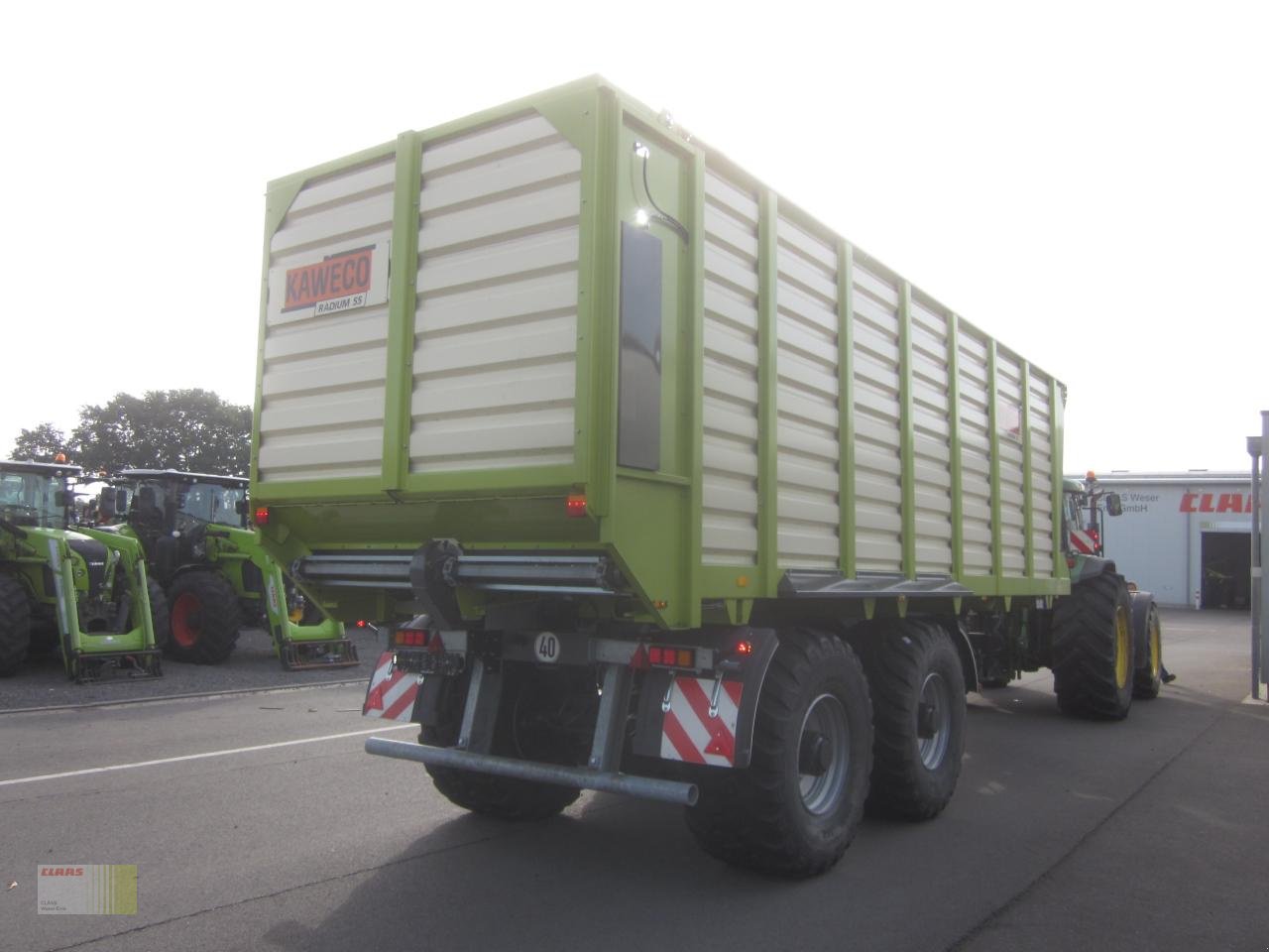 Häcksel Transportwagen des Typs Kaweco RADIUM 55 S, hydr. Fahrwerk, Ersteinsatz 2023 ! wie NEU !, Gebrauchtmaschine in Molbergen (Bild 5)