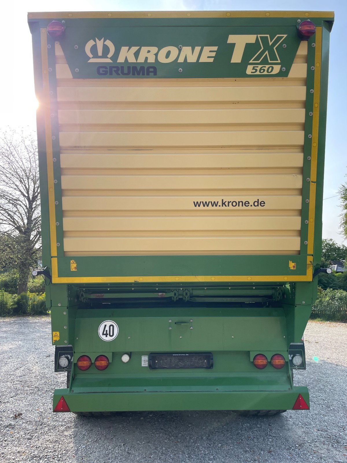 Häcksel Transportwagen Türe ait Krone -, Gebrauchtmaschine içinde Dasing (resim 8)