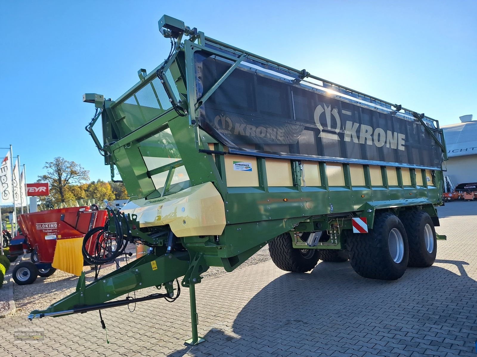 Häcksel Transportwagen des Typs Krone GX 440, Neumaschine in Aurolzmünster (Bild 7)