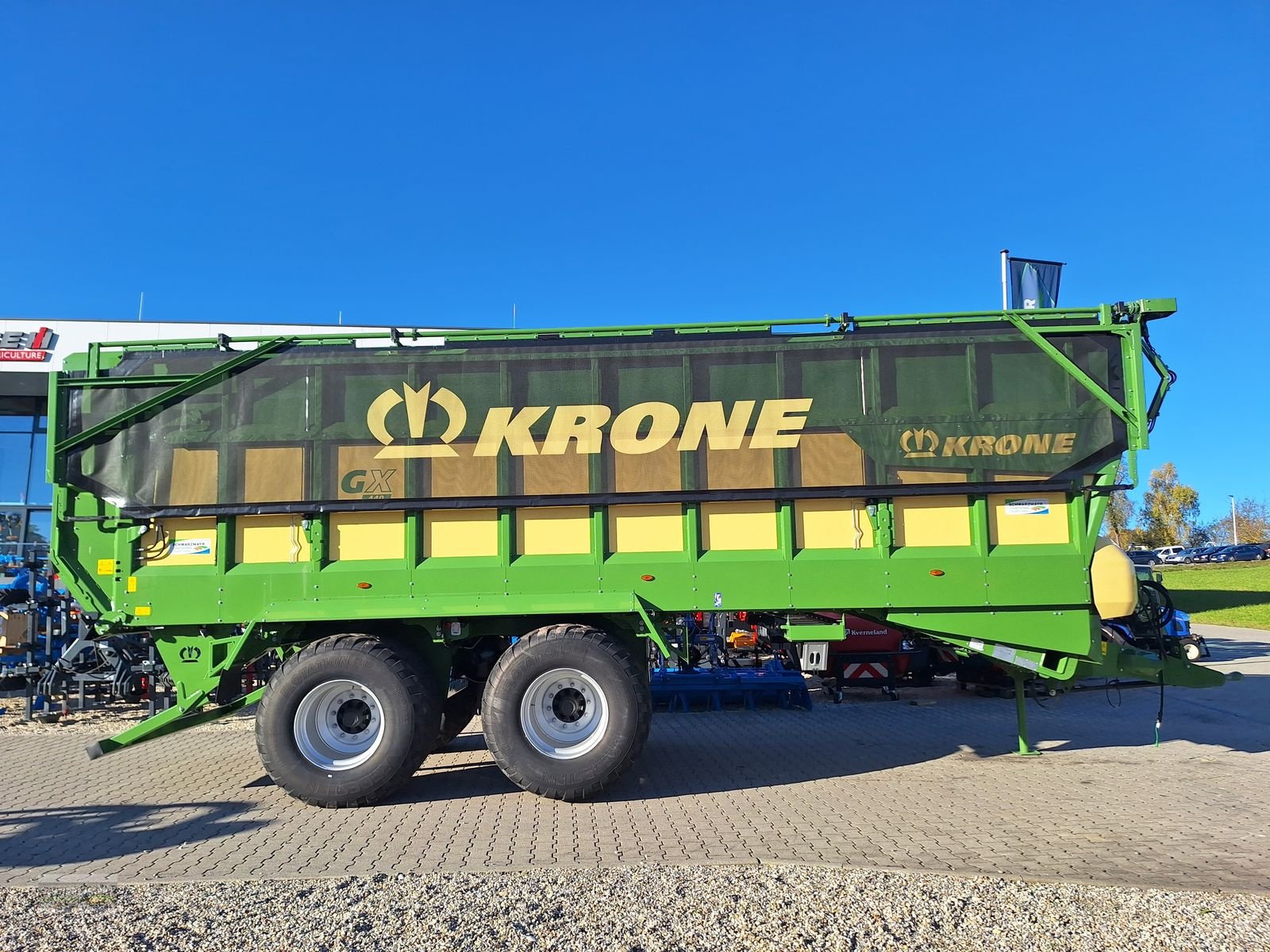 Häcksel Transportwagen des Typs Krone GX 440, Neumaschine in Aurolzmünster (Bild 2)