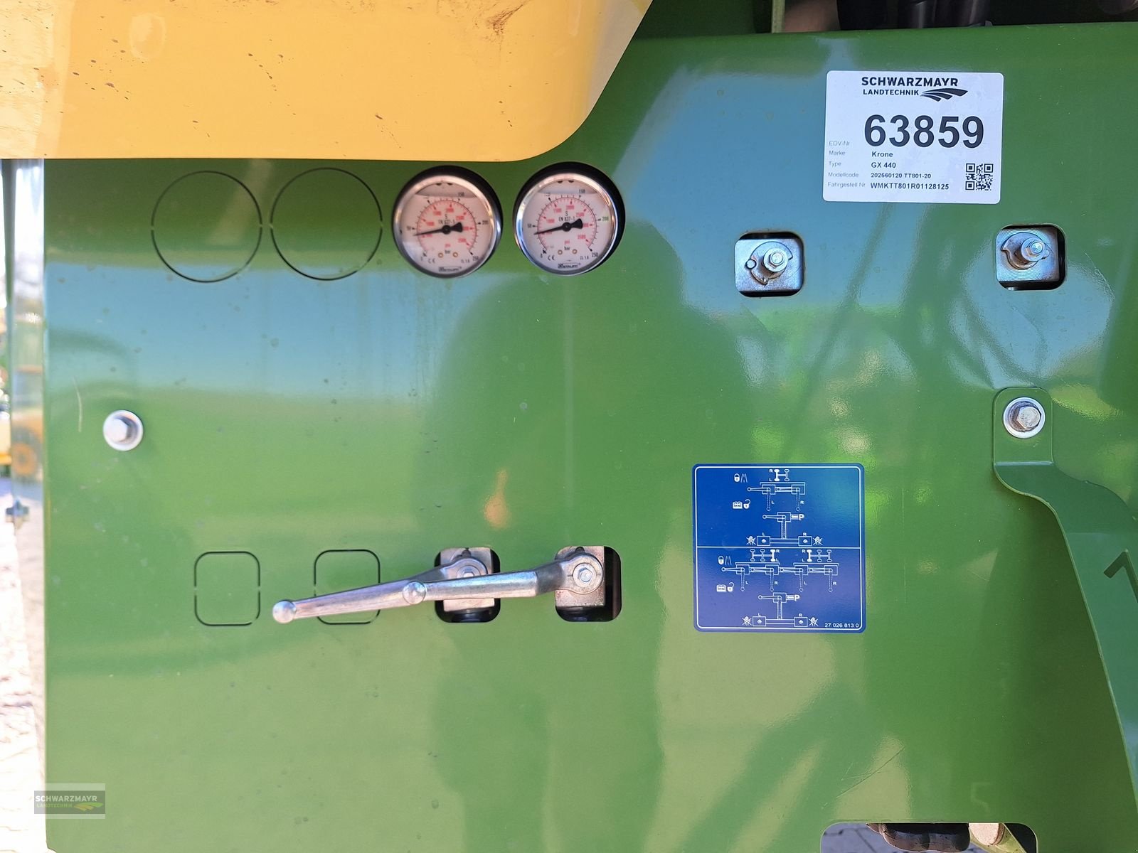 Häcksel Transportwagen des Typs Krone GX 440, Neumaschine in Aurolzmünster (Bild 11)