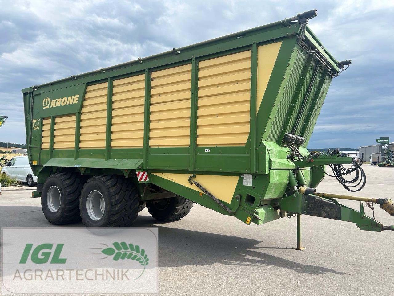 Häcksel Transportwagen del tipo Krone TX 460 D, Gebrauchtmaschine In Nabburg (Immagine 5)