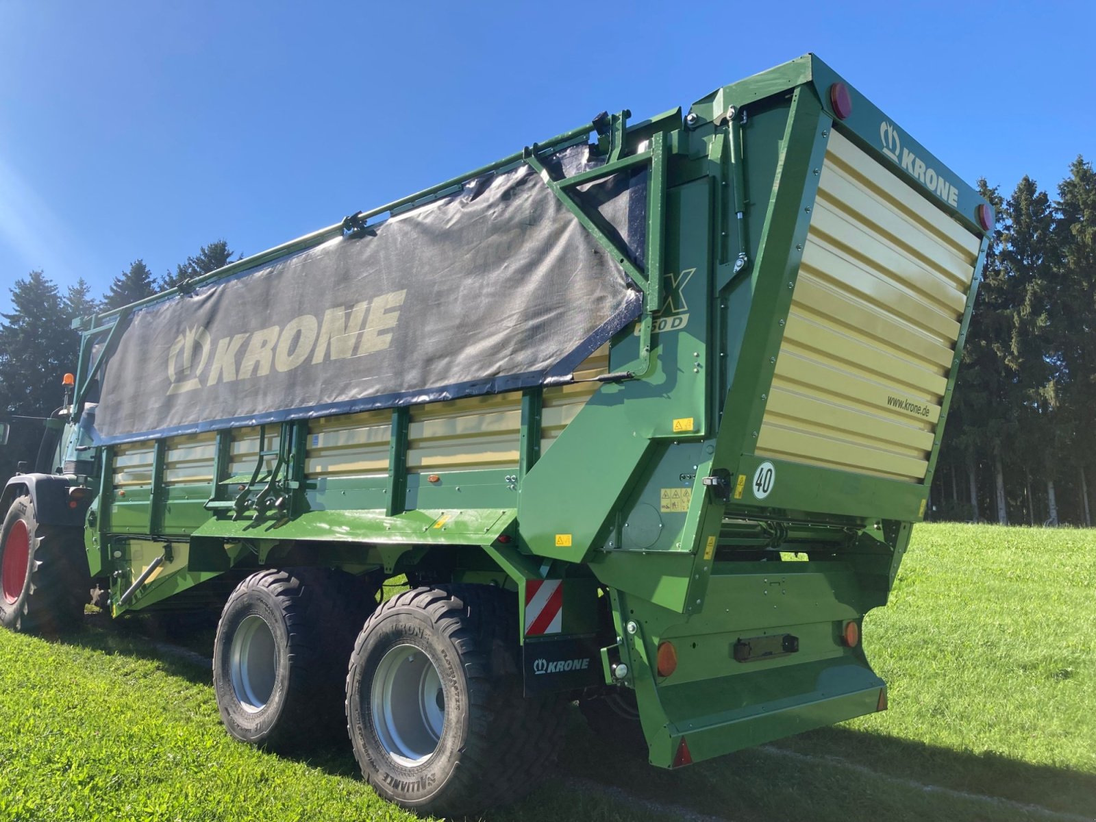 Häcksel Transportwagen of the type Krone TX 460 D, Gebrauchtmaschine in Aitrang (Picture 3)