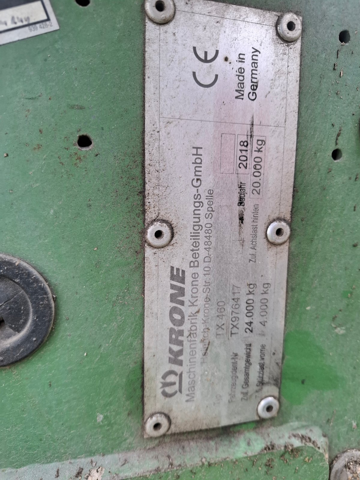 Häcksel Transportwagen του τύπου Krone TX 460, Gebrauchtmaschine σε Tannhausen (Φωτογραφία 2)