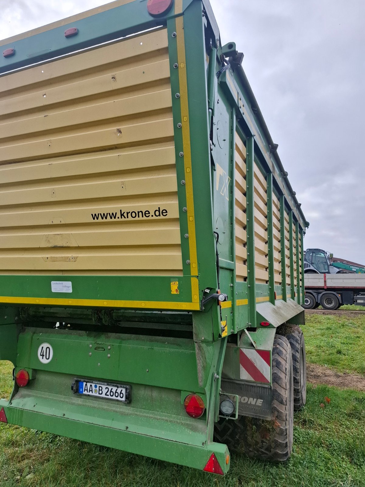 Häcksel Transportwagen του τύπου Krone TX 460, Gebrauchtmaschine σε Tannhausen (Φωτογραφία 6)