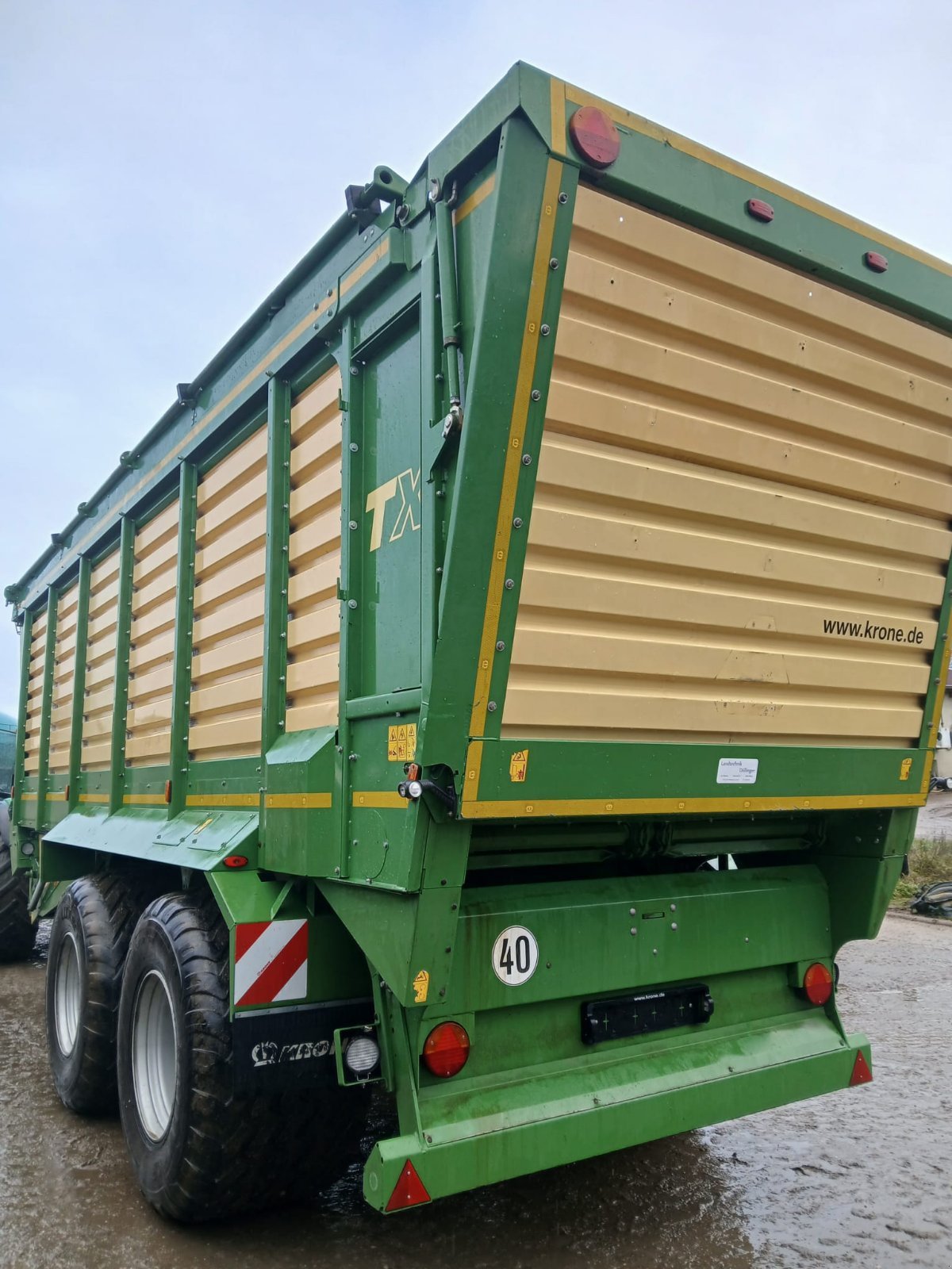 Häcksel Transportwagen of the type Krone TX 460, Gebrauchtmaschine in Tannhausen (Picture 10)
