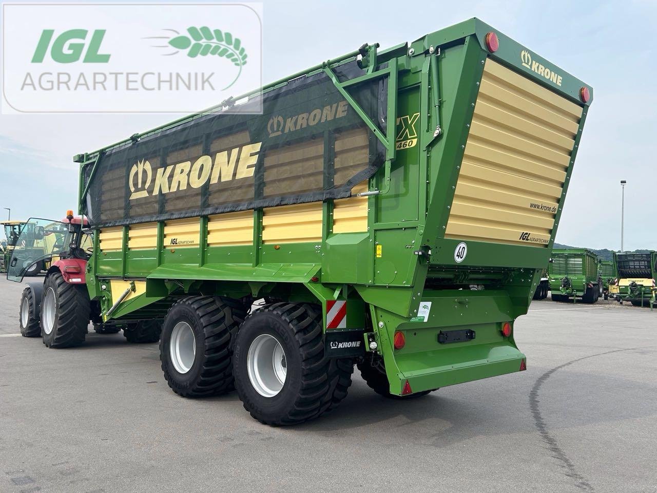 Häcksel Transportwagen a típus Krone TX 460, Gebrauchtmaschine ekkor: Nabburg (Kép 3)