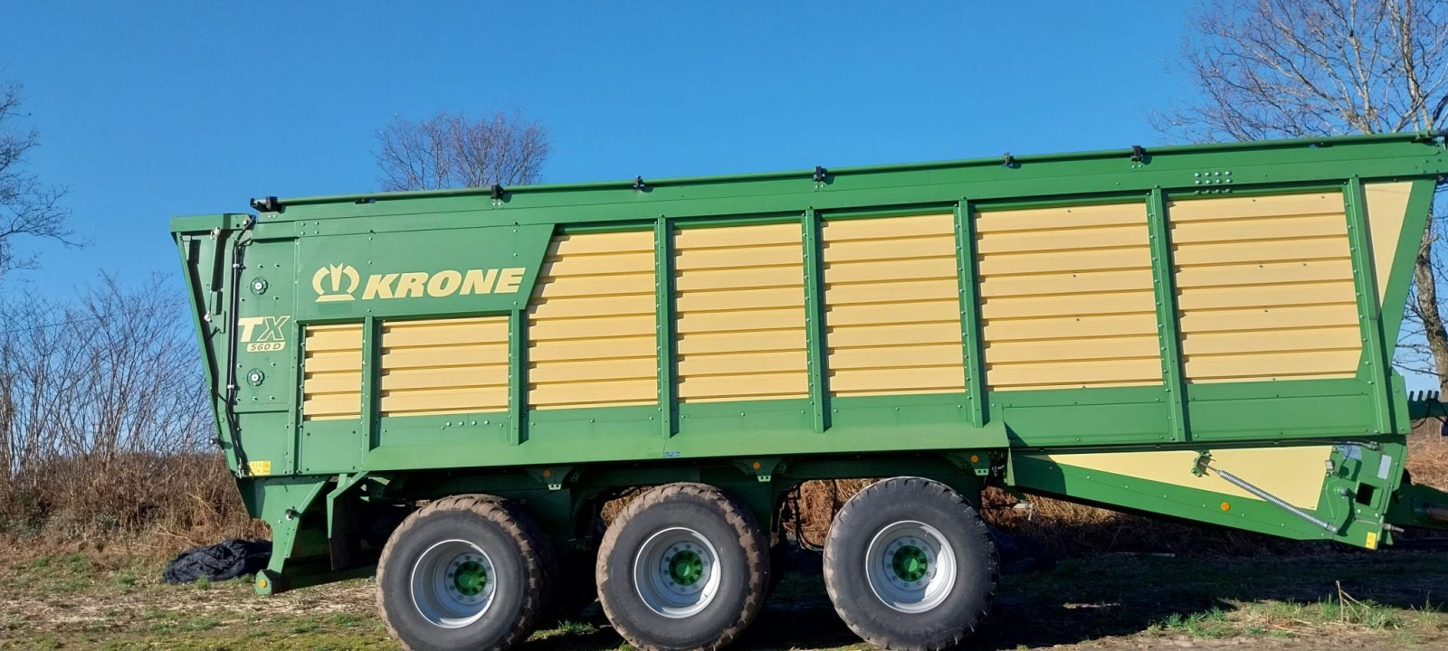 Häcksel Transportwagen typu Krone TX 560 D, Gebrauchtmaschine v Dasing (Obrázok 1)