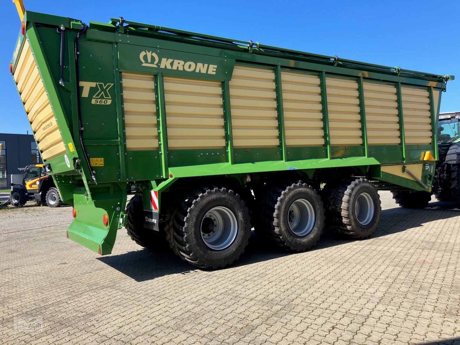 Häcksel Transportwagen des Typs Krone TX 560 GL, Gebrauchtmaschine in Vöhringen (Bild 3)