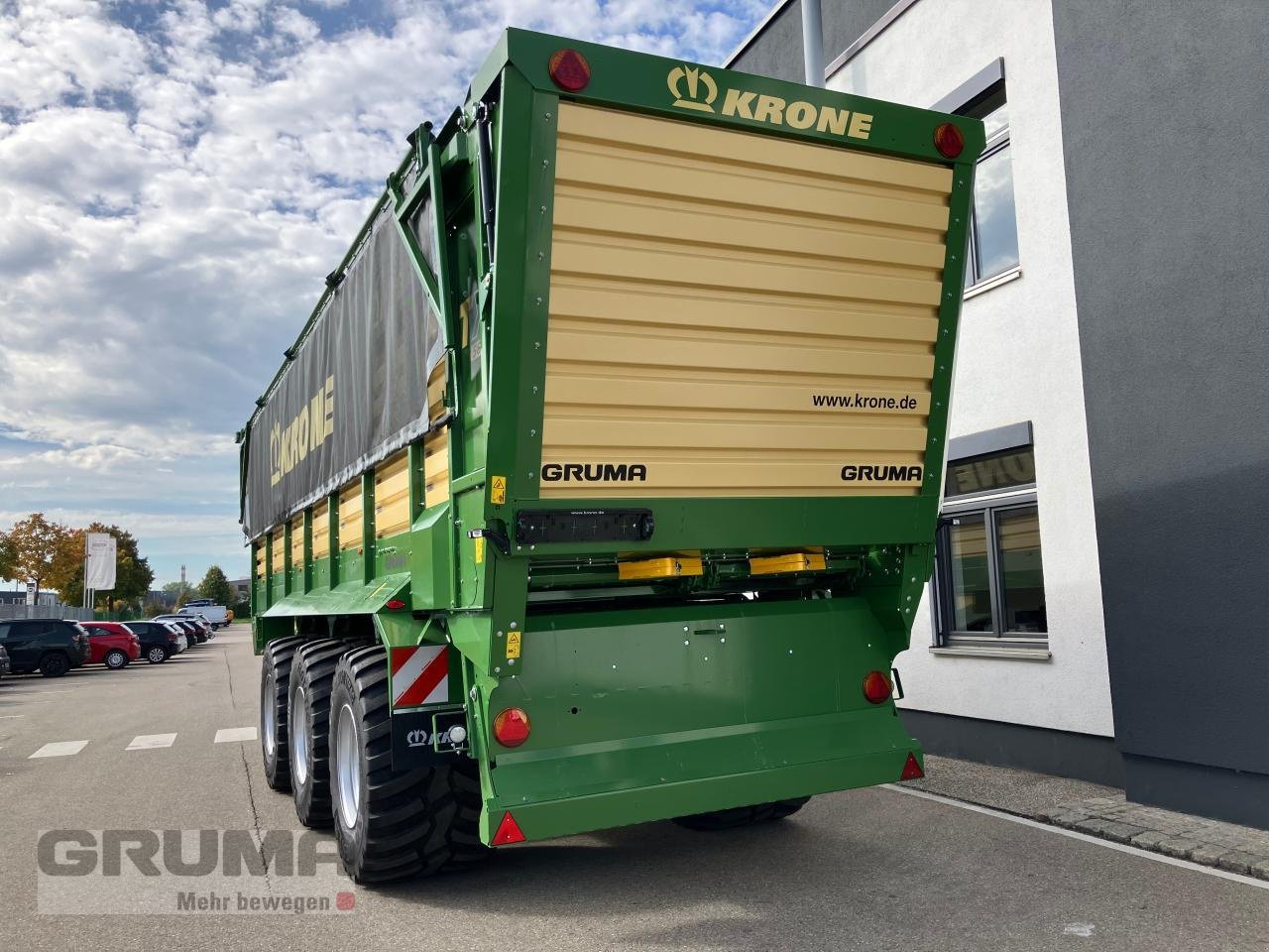 Häcksel Transportwagen van het type Krone TX 560 GL, Neumaschine in Friedberg-Derching (Foto 5)