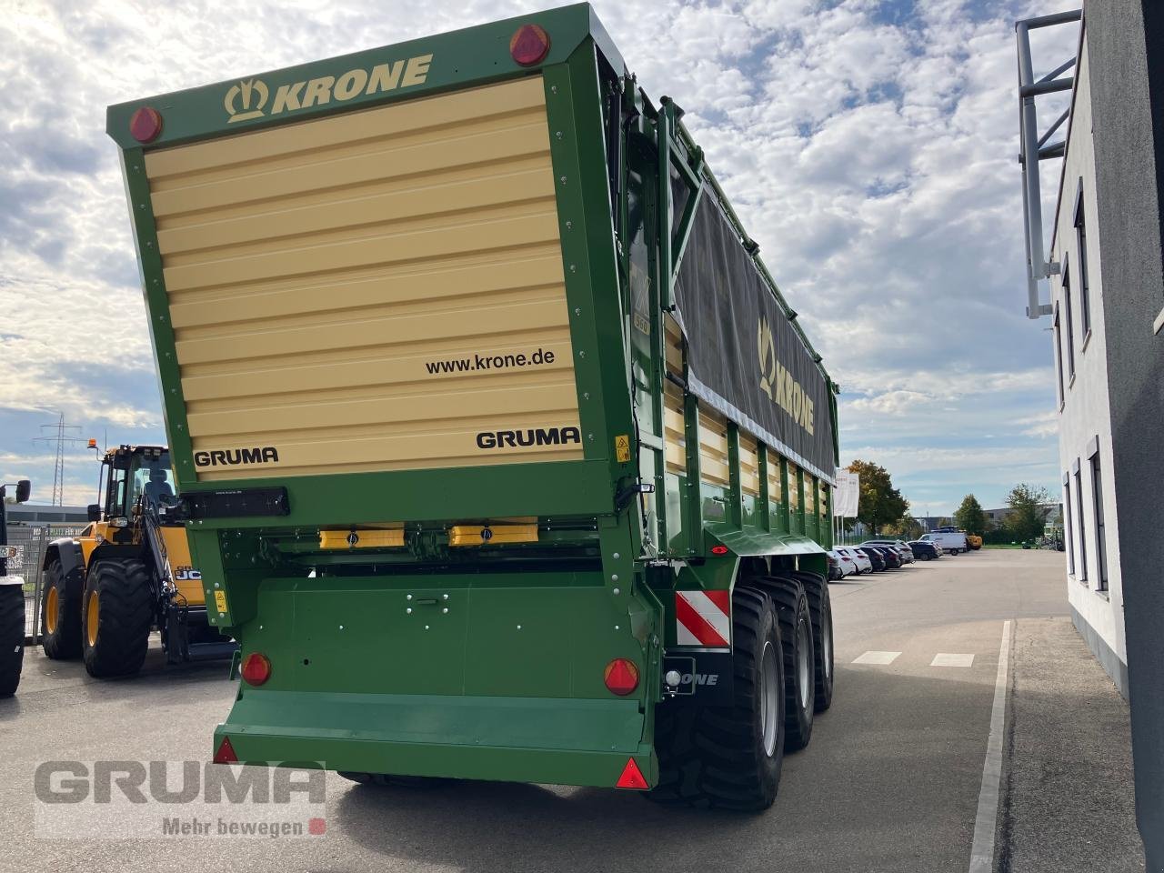 Häcksel Transportwagen van het type Krone TX 560 GL, Neumaschine in Friedberg-Derching (Foto 7)