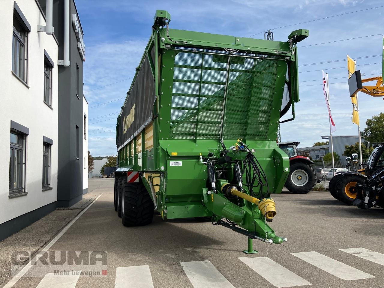 Häcksel Transportwagen van het type Krone TX 560 GL, Neumaschine in Friedberg-Derching (Foto 12)