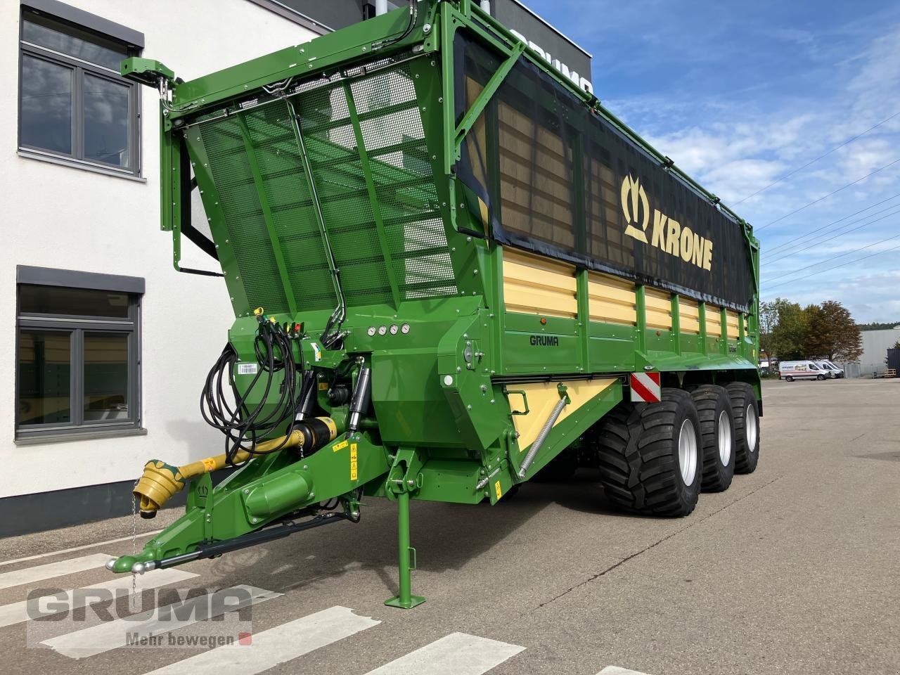 Häcksel Transportwagen van het type Krone TX 560 GL, Neumaschine in Friedberg-Derching (Foto 15)