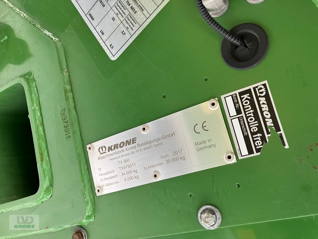 Häcksel Transportwagen типа Krone TX 560, Gebrauchtmaschine в Alt-Mölln (Фотография 7)