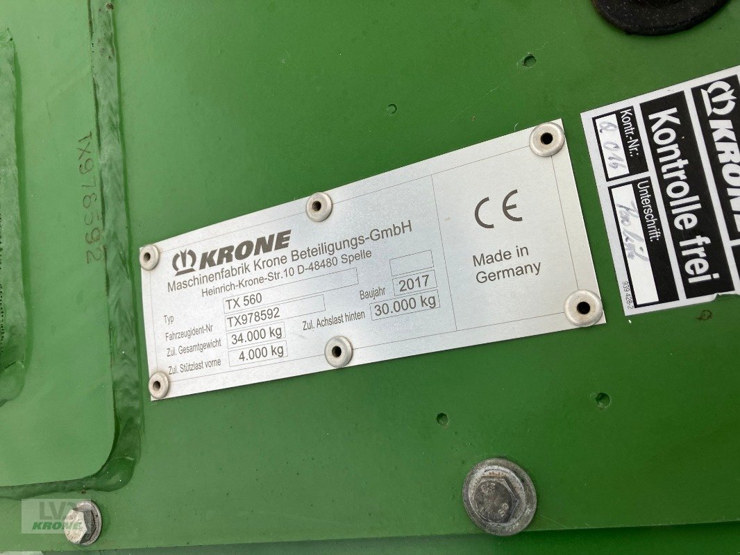 Häcksel Transportwagen типа Krone TX 560, Gebrauchtmaschine в Alt-Mölln (Фотография 6)