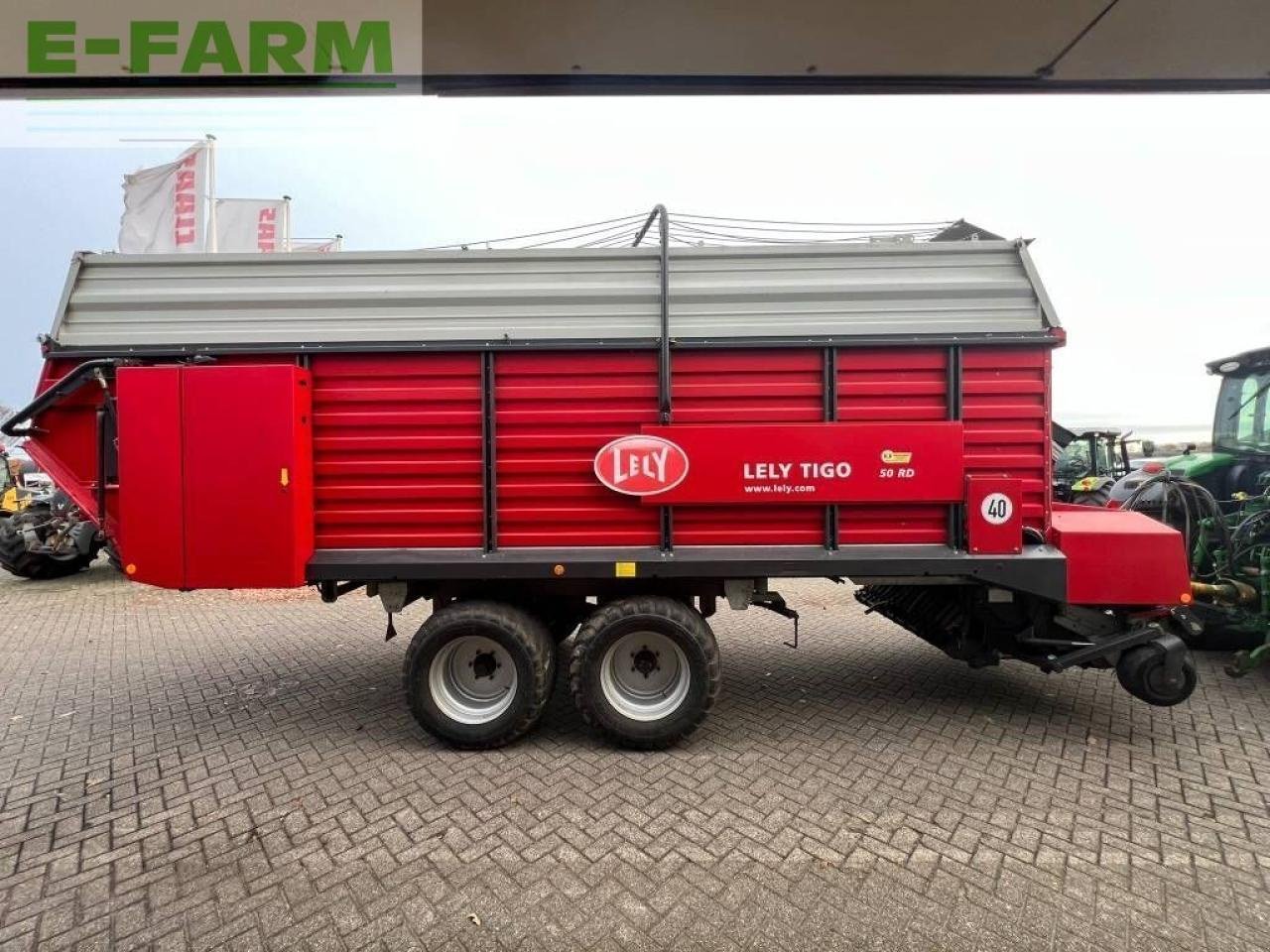 Häcksel Transportwagen van het type Lely tigo 50 r d, Gebrauchtmaschine in ag BROEKLAND (Foto 7)