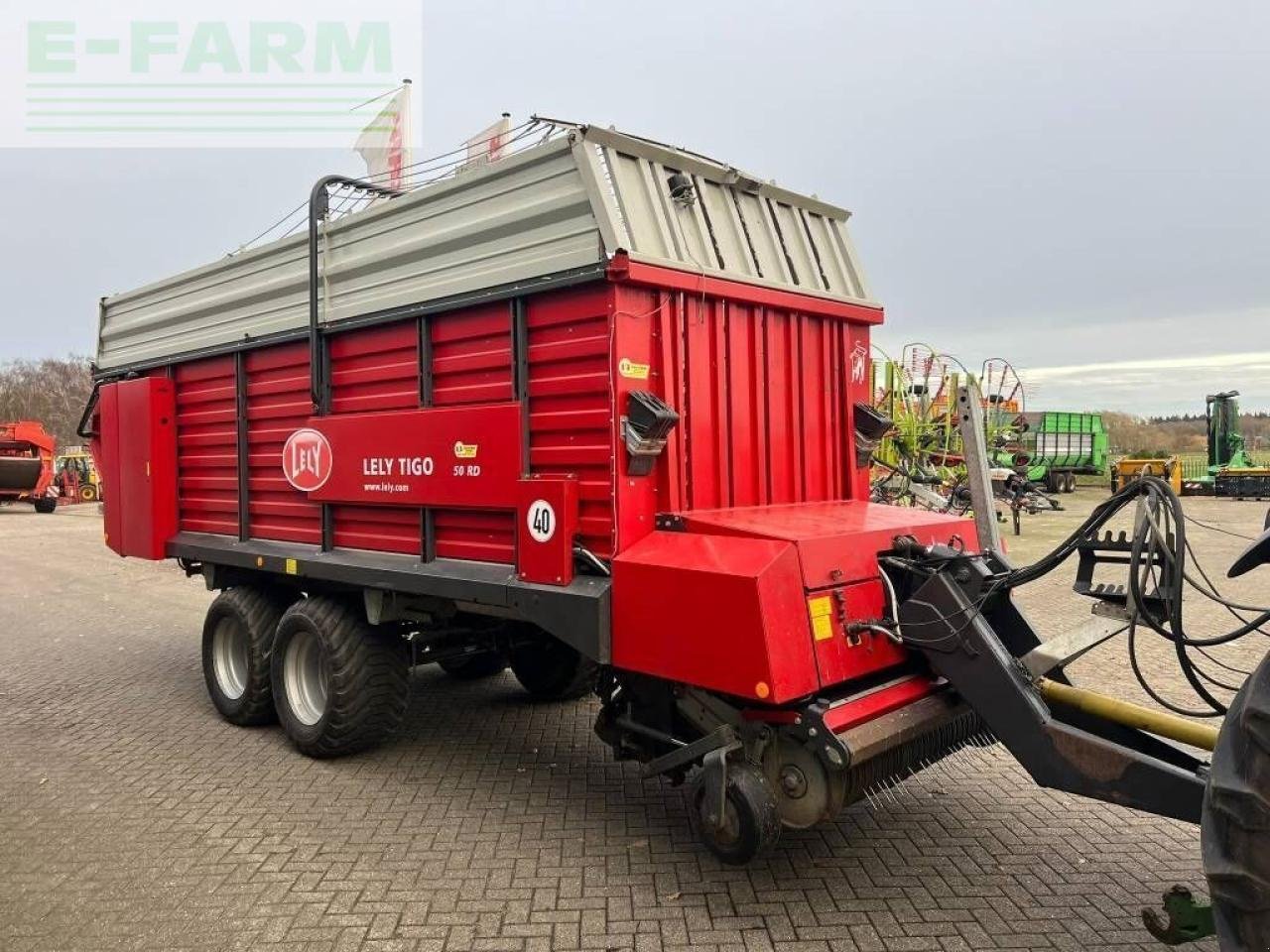 Häcksel Transportwagen van het type Lely tigo 50 r d, Gebrauchtmaschine in ag BROEKLAND (Foto 8)