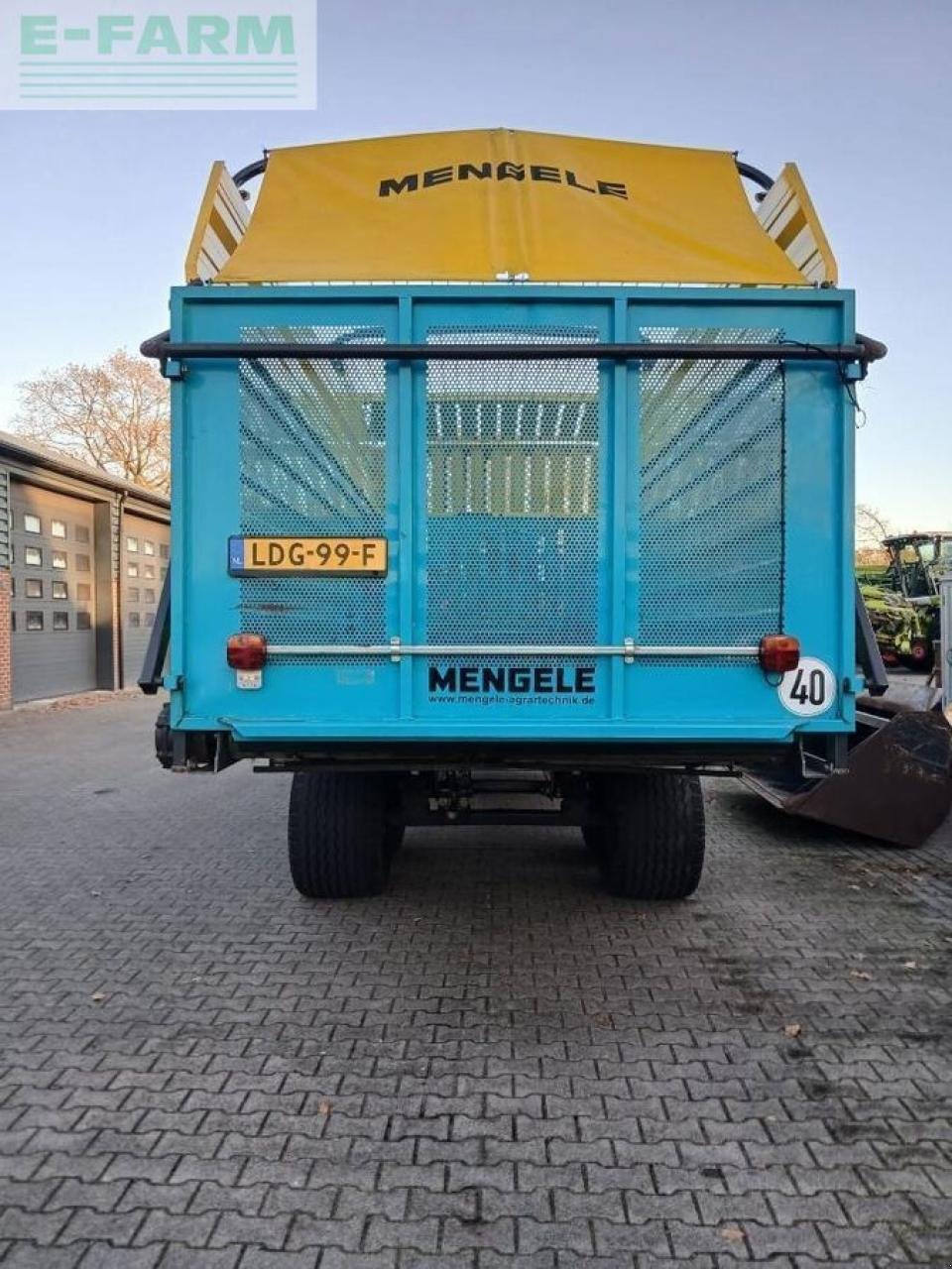 Häcksel Transportwagen του τύπου Mengele rotobull 5000, Gebrauchtmaschine σε ag BROEKLAND (Φωτογραφία 3)