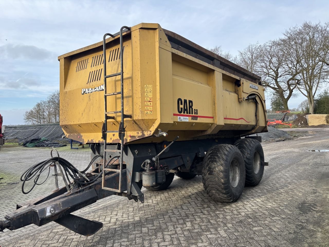 Häcksel Transportwagen del tipo Peecon Cargo 14000, Gebrauchtmaschine In Dalen (Immagine 4)