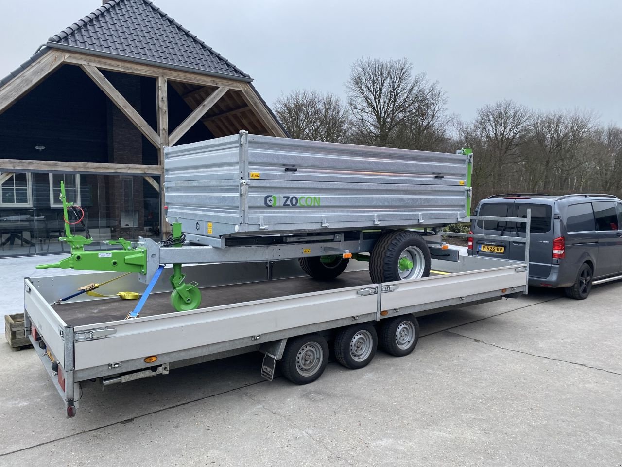 Häcksel Transportwagen des Typs Sonstige ZOCON ZO45, Neumaschine in De Mortel (Bild 5)