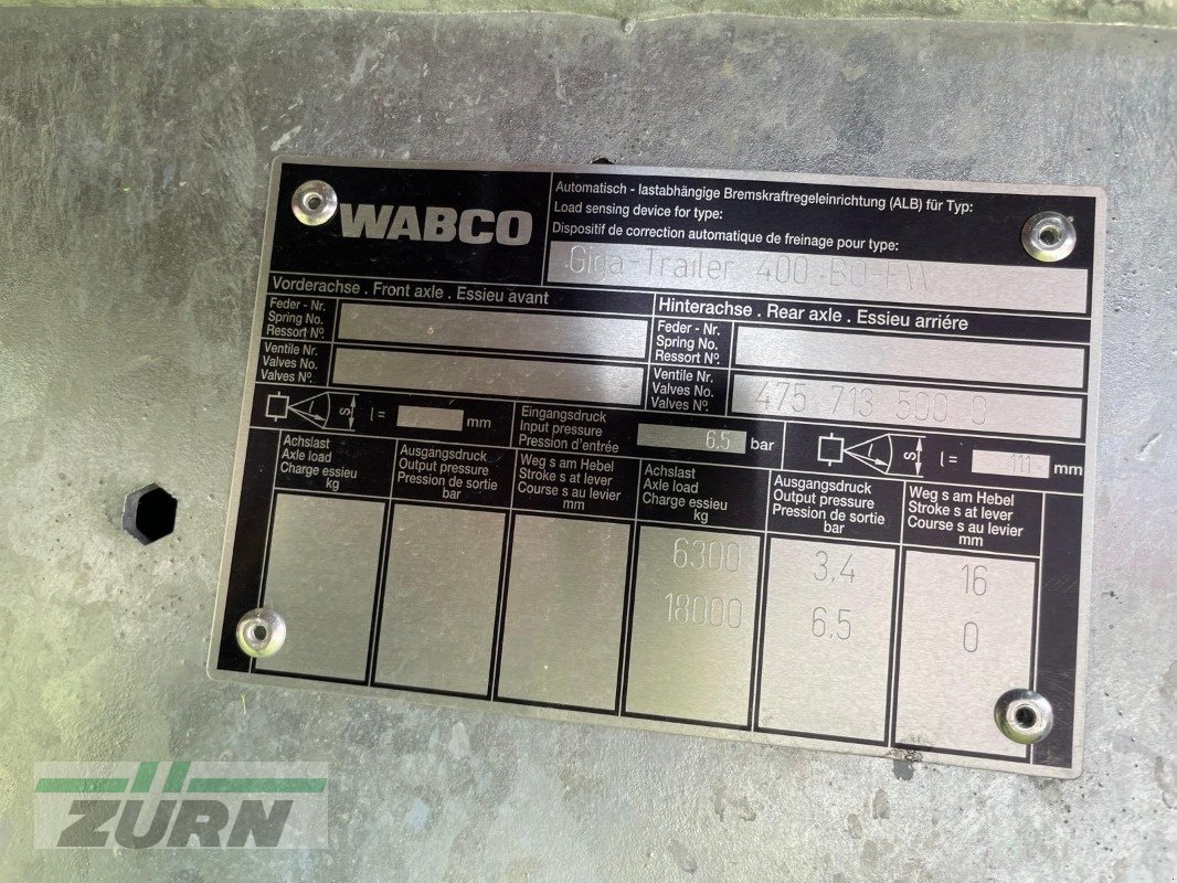 Häcksel Transportwagen des Typs Strautmann Giga-Trailer 400, Neumaschine in Windsbach (Bild 18)