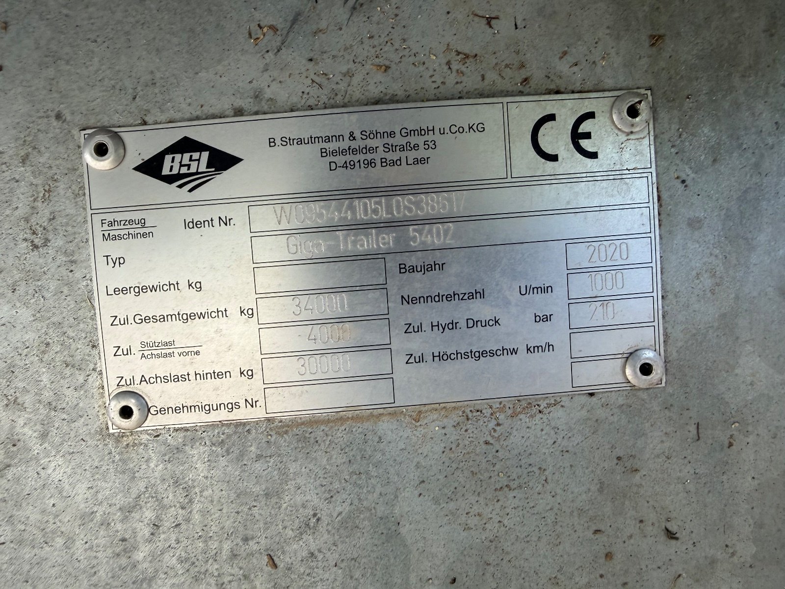 Häcksel Transportwagen des Typs Strautmann Giga Trailer 5402, Gebrauchtmaschine in Willebadessen (Bild 7)