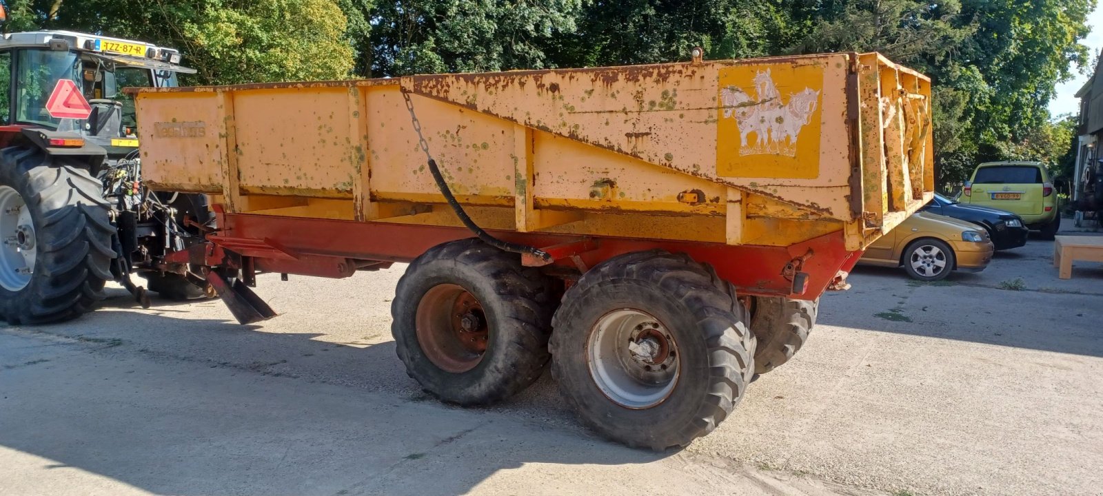 Häcksel Transportwagen del tipo Veenhuis Jvk 13000, Gebrauchtmaschine In Rutten (Immagine 2)