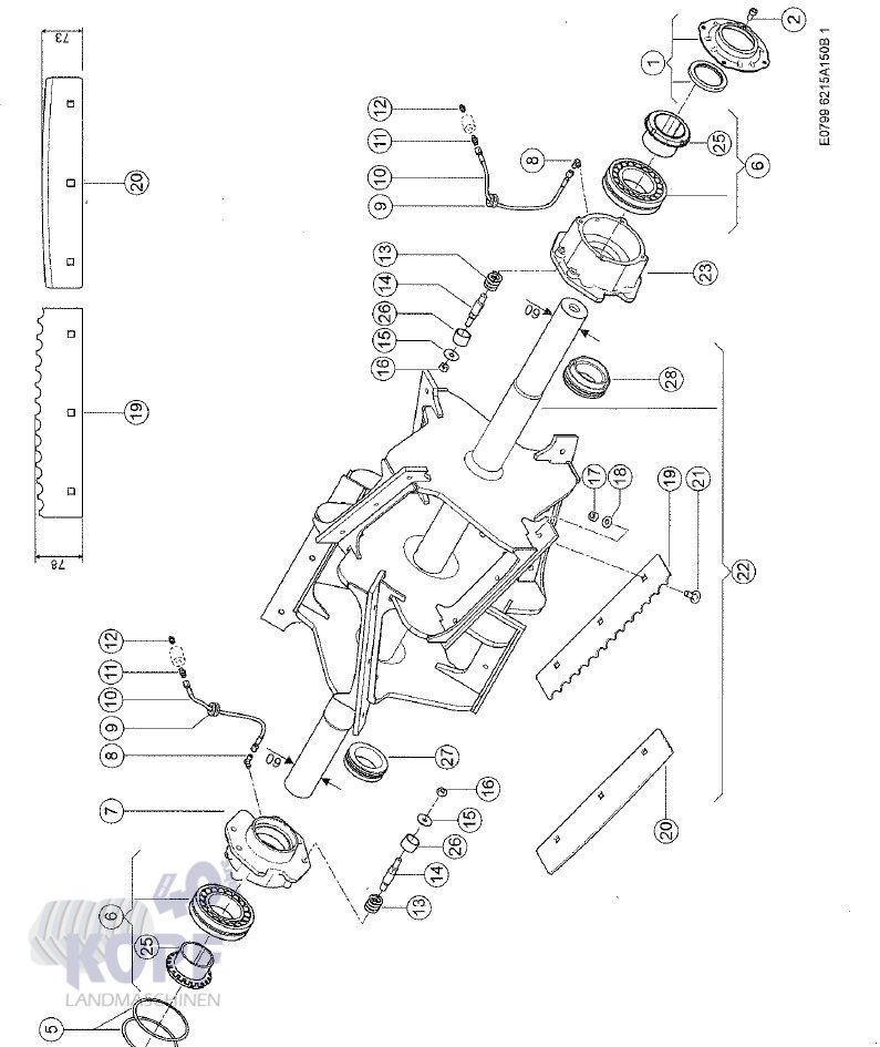 Häckselwerk of the type CLAAS Schaufelrad Premiumline 960-980 Typ 498 NEU, Neumaschine in Schutterzell (Picture 1)