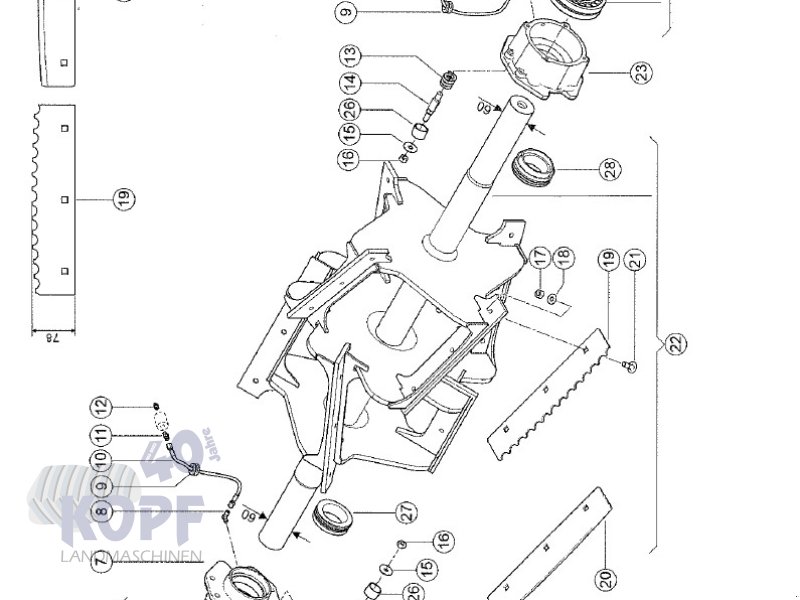 Häckselwerk des Typs CLAAS Schaufelrad Premiumline 960-980 Typ 498 NEU, Neumaschine in Schutterzell (Bild 1)