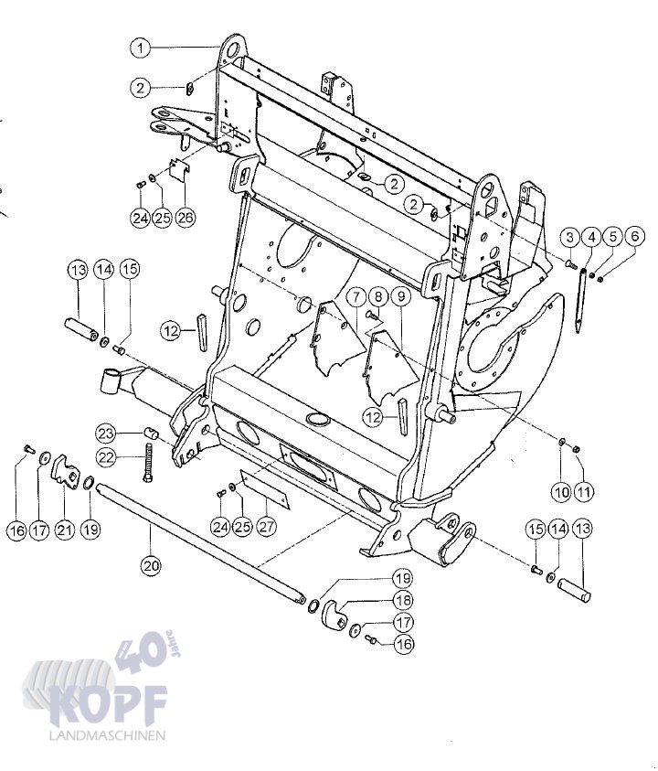 Häckselwerk of the type CLAAS Trommelgehäuse komplett V36 NEU montiert, Neumaschine in Schutterzell (Picture 1)