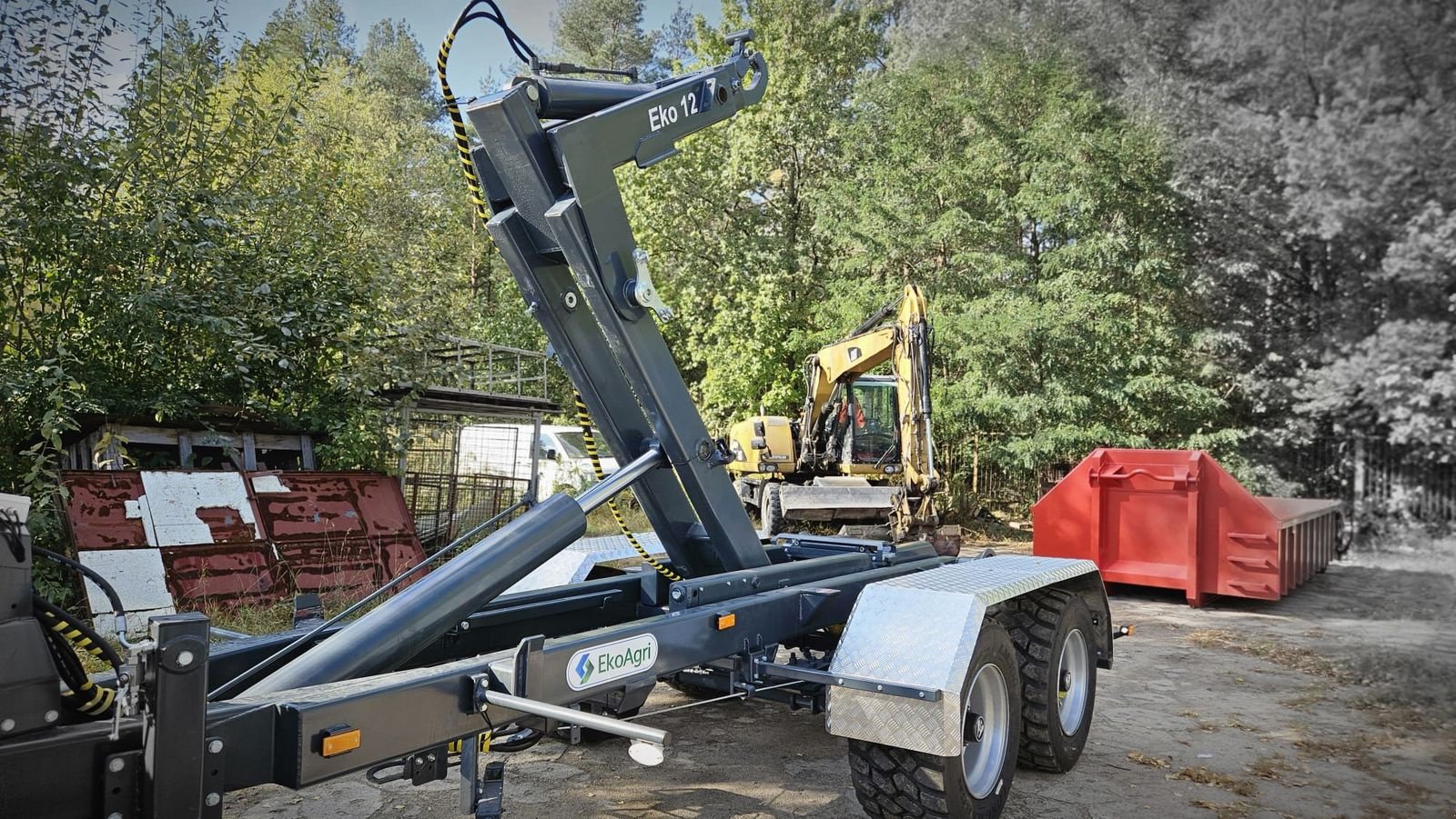 Hakenwagen typu Ekoagri Hakenliftanhänger / hook trailer Eko 12, Neumaschine v Michałowo (Obrázek 2)
