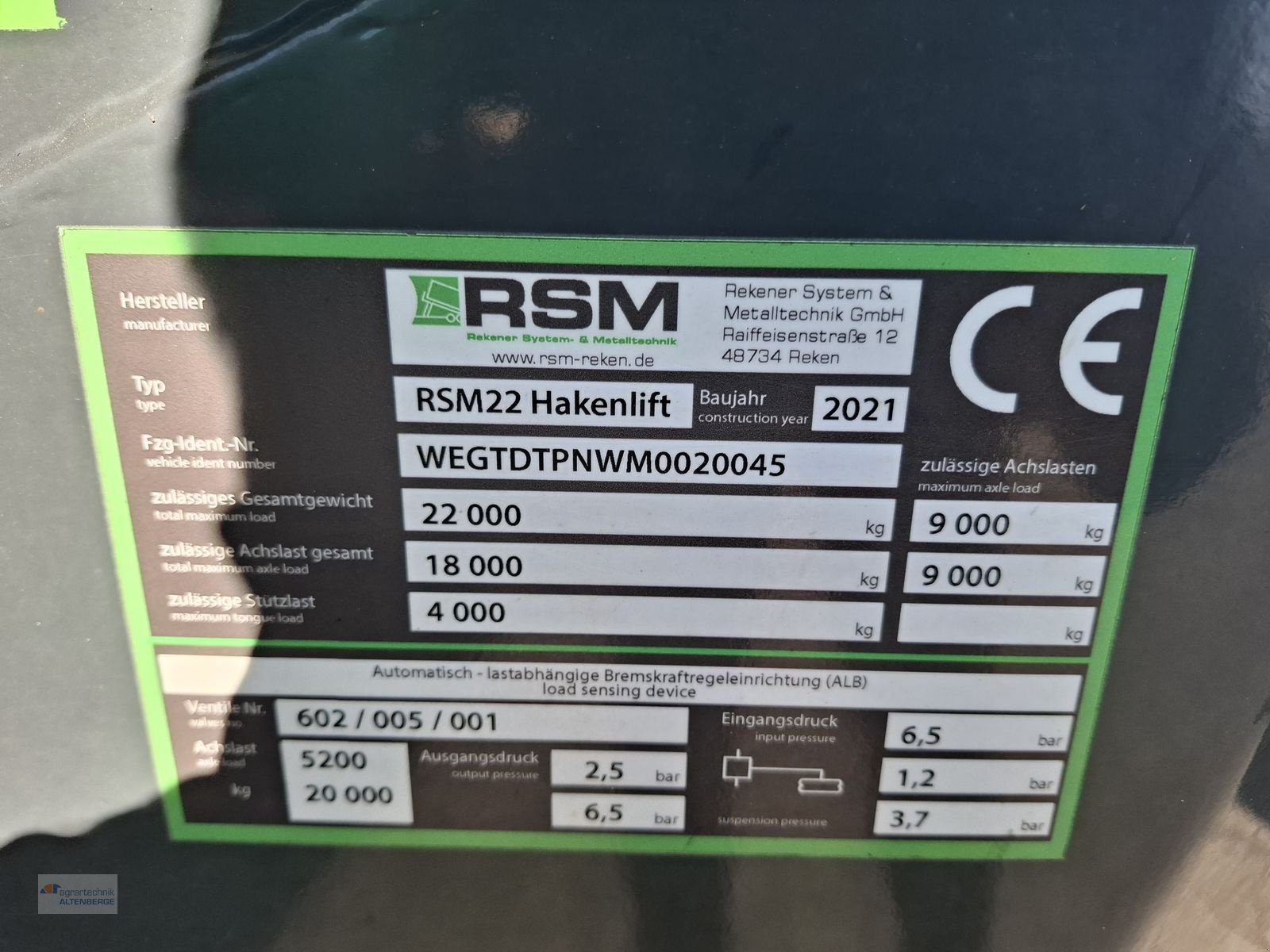 Hakenwagen a típus Euro-System RSM Tandem 22 mit Container, Gebrauchtmaschine ekkor: Altenberge (Kép 18)