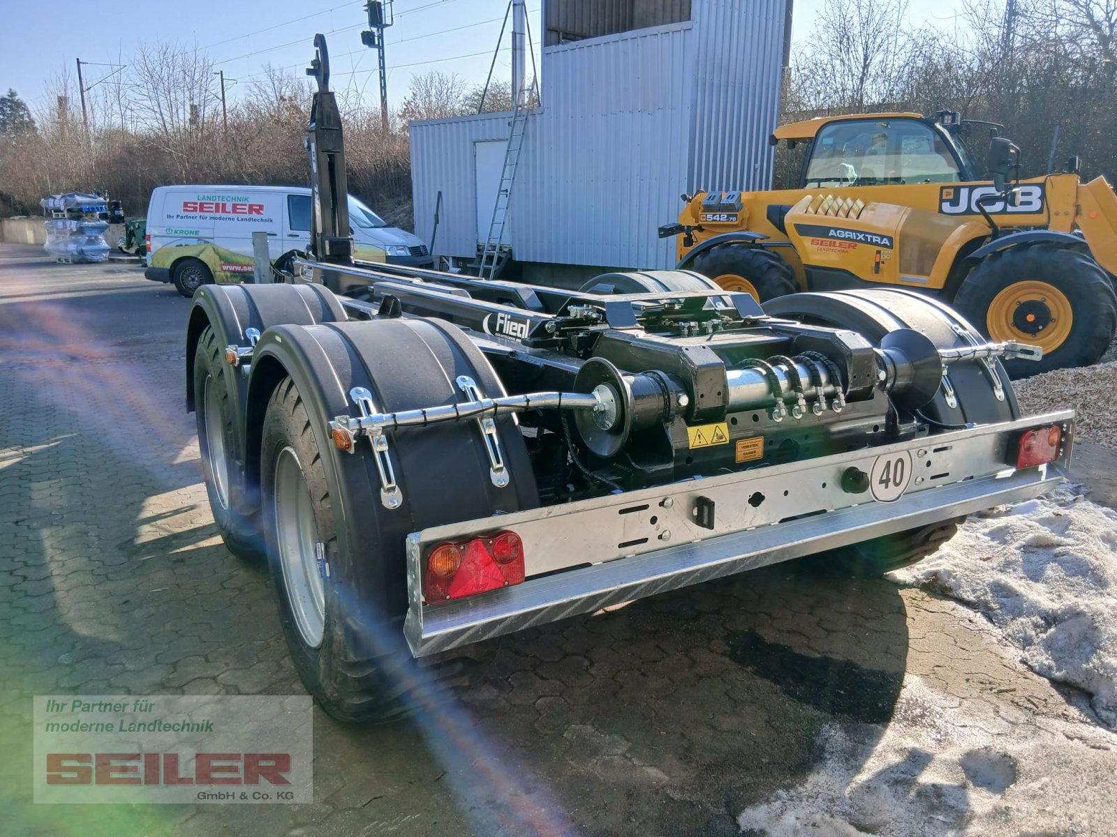 Hakenwagen tipa Fliegl HKL 18 Tandem, Neumaschine u Ansbach (Slika 3)