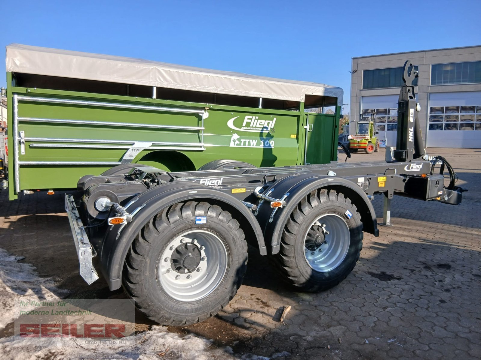 Hakenwagen tipa Fliegl HKL 18 Tandem, Neumaschine u Ansbach (Slika 4)