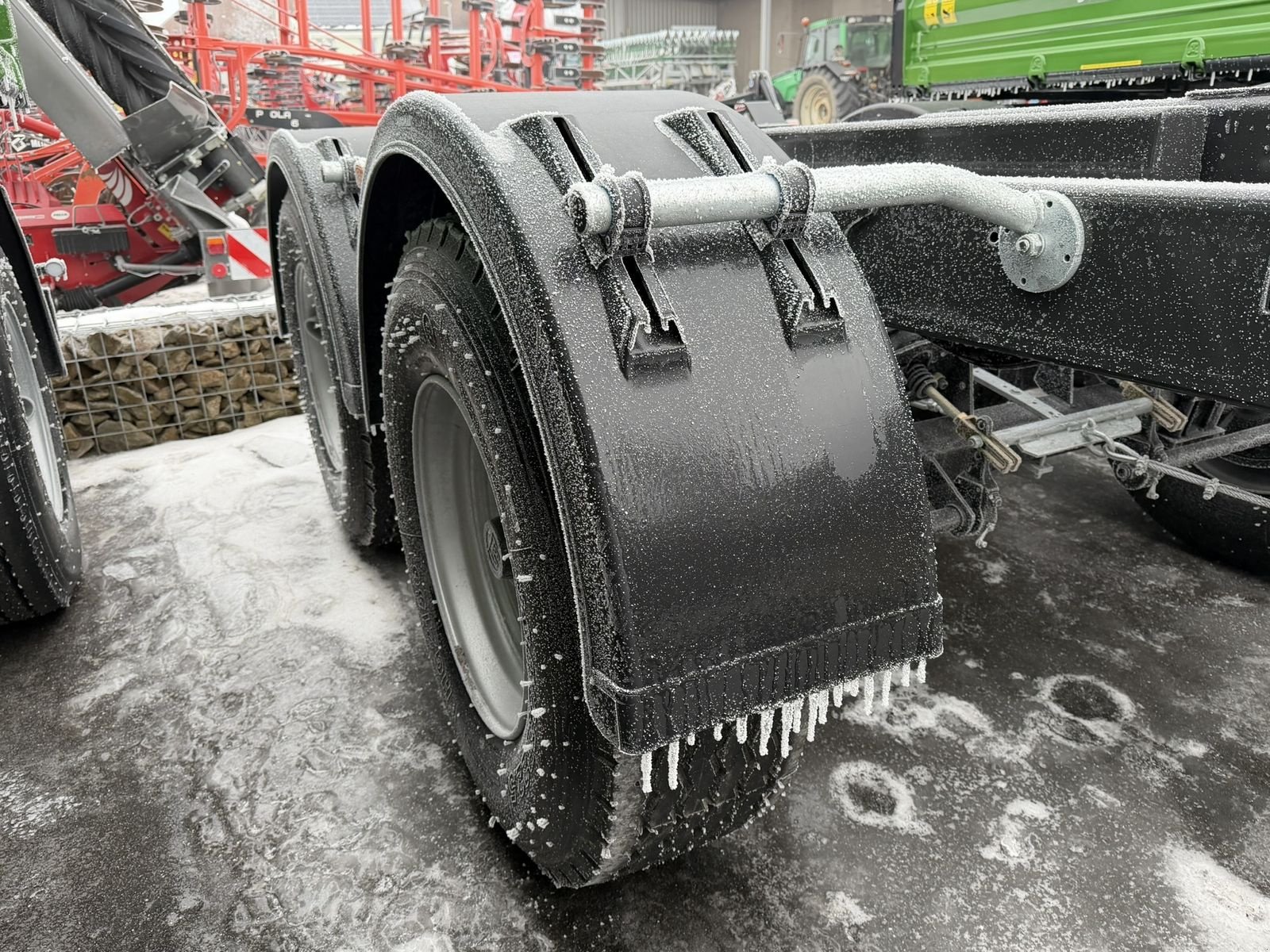 Hakenwagen del tipo Fliegl HKL 18, Neumaschine In Göpfritz (Immagine 4)