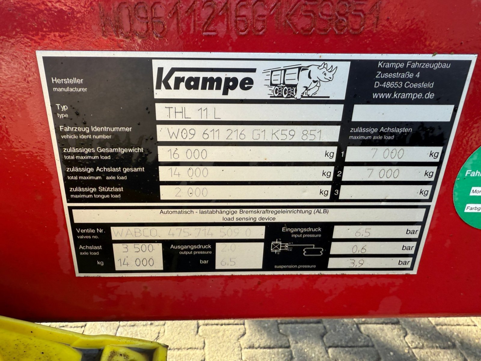 Hakenwagen tipa Krampe THL 11 L, Gebrauchtmaschine u Neureichenau (Slika 11)